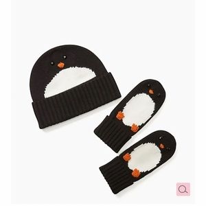 NWT | NIB | Kate Spade | Penguin Hat & Glove gift set
